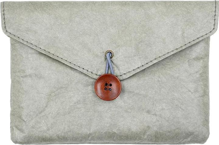 Only-Bags.Store Vintage Umschlag Stil Hülse Beutel Abdeckung, Papier E-Book Tasche Fall, 6 Zoll, grau