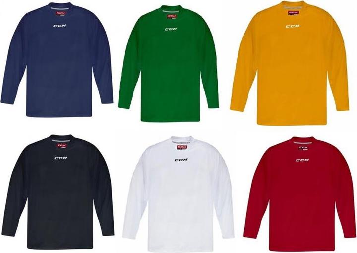 Actual product image CCM 5000 Hockey training jersey SR (M, yellow) (M)