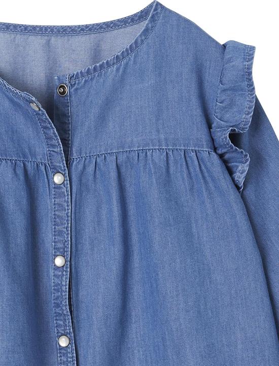 Produktbild Vertbaudet Mädchen Jeansbluse mit Volants (158)
