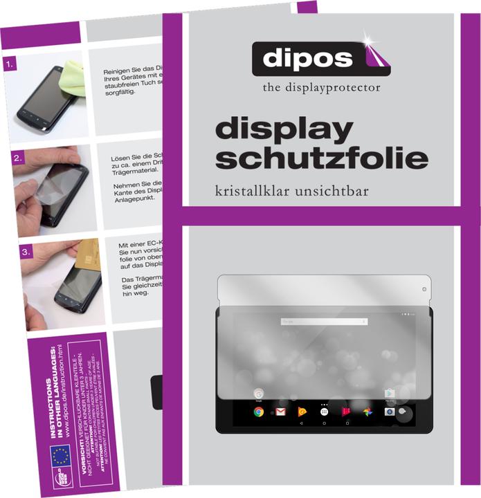 Actual product image Dipos Screen Protector Crystalclear (2 Piece, PrimeTab P10)