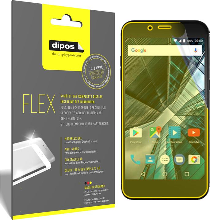 Produktbild Dipos Displayschutzfolie Full-Cover 3D (3 Stück, Archos Sense 50DC)