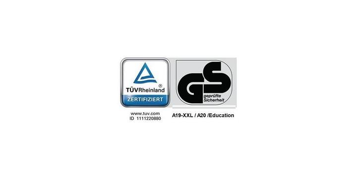 Produktbild Mey chair Arbeitshocker 10020 schwarz Kunstleder