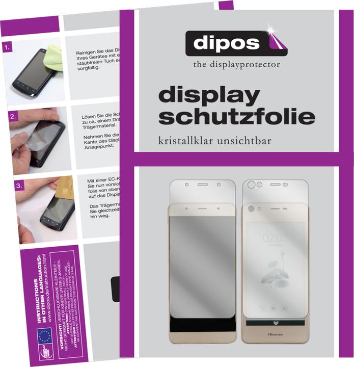 Produktbild Dipos Displayschutzfolie Crystalclear (2 Stück, Hisense A2)