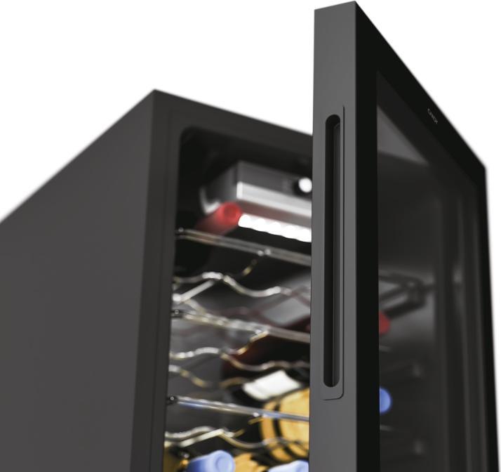 Produktbild Candy CWC 021 M/NF Weinkeller mit Kompressor Kostenlose Installation Schwarz 21 Flaschen/Flaschen