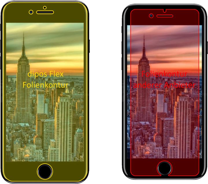 Produktbild Dipos Displayschutzfolie Full-Cover 3D (3 Stück, Apple iPhone SE)