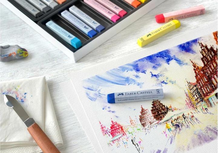 Image du produit Faber-Castell Craies pastel douces (Multicolore, 36 x)