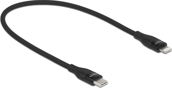 Produktbild Delock USB-Kabel USB C - Lightning 0.5 m, Schwarz (0.50 m, USB 2.0)