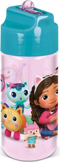Actual product image pos Gabby's Dollhouse - Drinking bottle - approx. 430 ml - turquoise/purple (0.43 l)