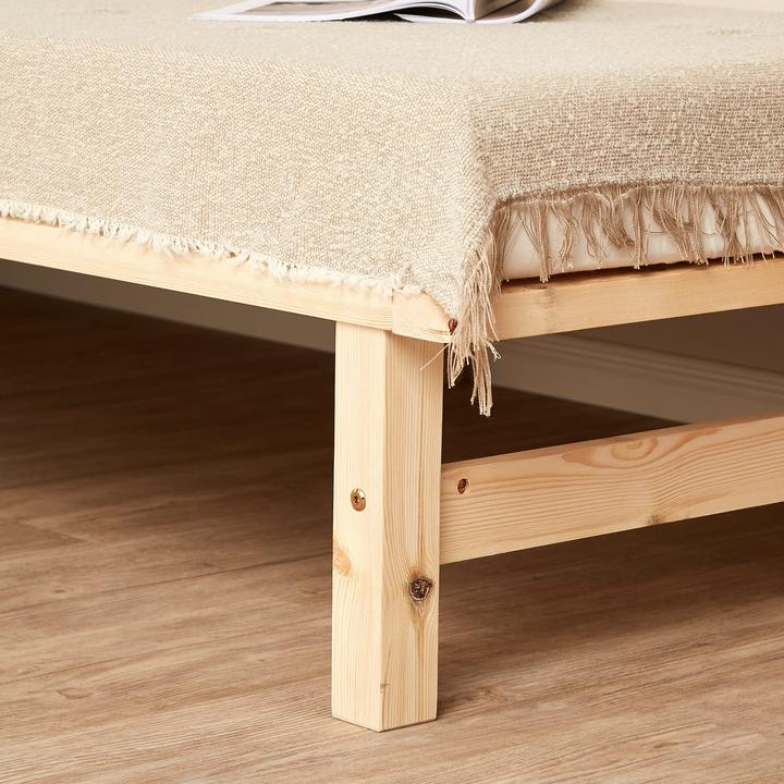 Immagine prodotto Jamb Letto pallet Letto in legno 90x200cm in legno massiccio bianco (90 x 200 cm)