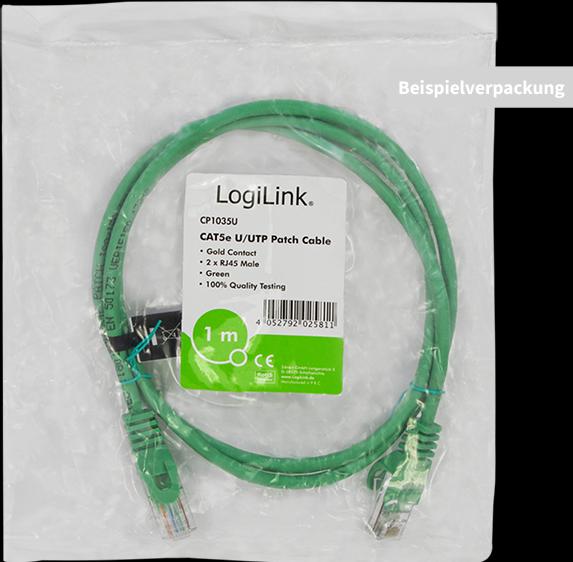 Produktbild LogiLink Netzwerkkabel (U/UTP, CAT5e, 5 m)