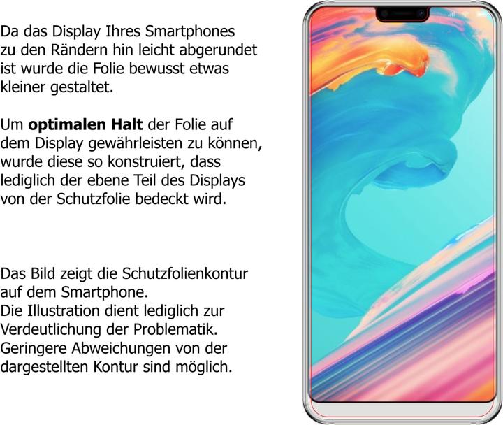 Actual product image Dipos Screen Protector Anti-Glare (6 Piece, Ulefone T2 Pro)