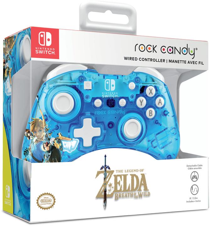 Actual product image PDP Rock Candy Wired Controller: Berry Brave Link (Switch OLED, Switch Lite, Switch)