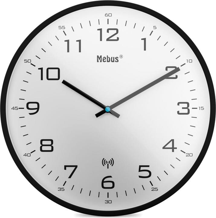 Actual product image Mebus 13079 Radio-controlled wall clock (30 cm)
