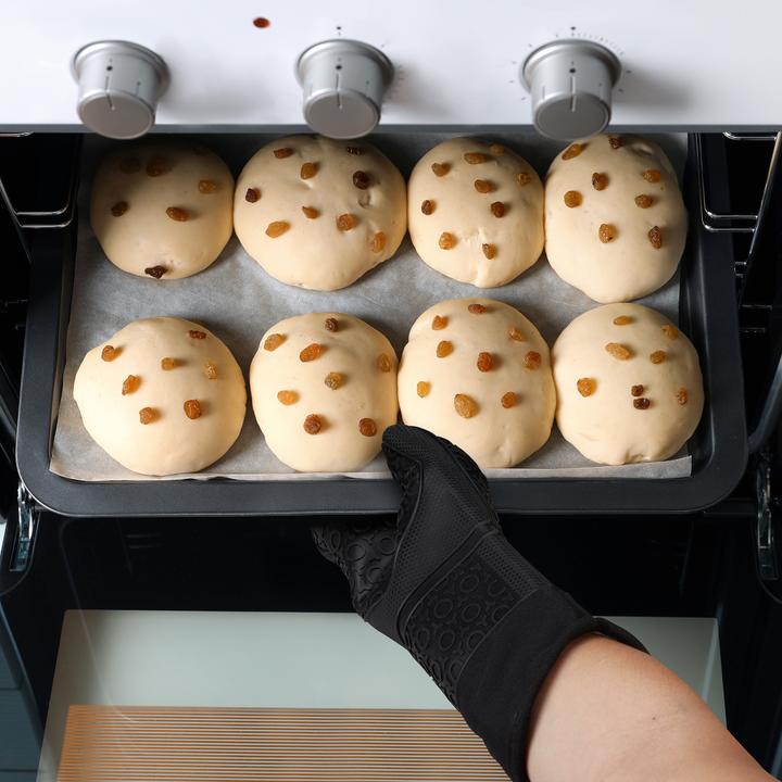 Actual product image Relaxdays Silicone Oven Gloves (Silicone)