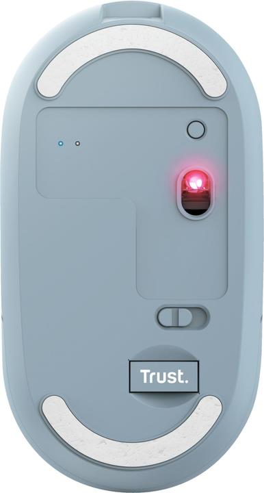 Produktbild Trust Maus Puck Rechargeable Blau (Kabellos)
