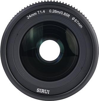 Immagine prodotto Sirui VP-1-3B VISION PRIME T1.4 Full-frame Cine Lens 24mm&35mm&50mm Black mit Wechsel Mount (C-mount, Full-frame)