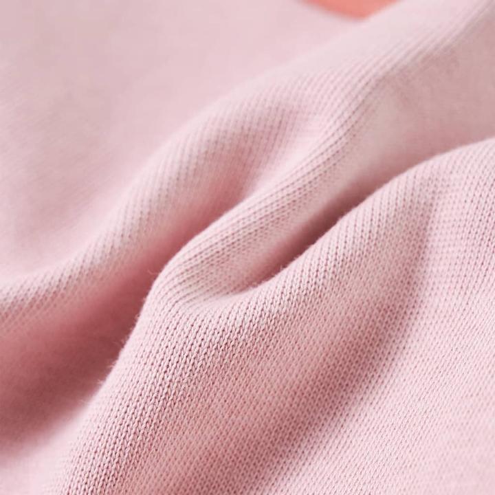 Produktbild VidaXL Kinder-Sweatshirt mit Farbblock Rosa 128,Material: 80 (128)