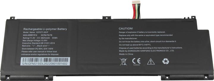 Image du produit Medion 537077-3S1P (3 cellules, 4825 mAh)