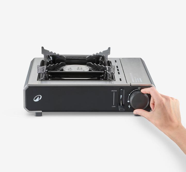 Immagine prodotto Quechua Gaskocher 1 Kochstelle Piezozündung Camping - 100 2.200 W