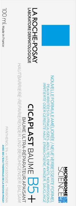 Energie-Label La Roche Posay Cicaplast Baume B5 (Körpercreme, 100 ml)