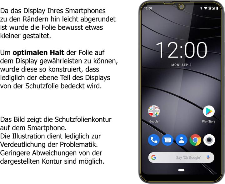 Produktbild Dipos Displayschutz Anti-Shock (2 Stück, Gigaset GS190)