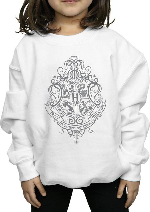 Actual product image Girls Hogwarts Draco Dormiens Crest Sweatshirt (140, 146)