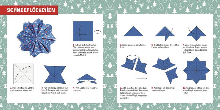 Produktbild 111 x Sterne falten – Frohe Weihnachten!
