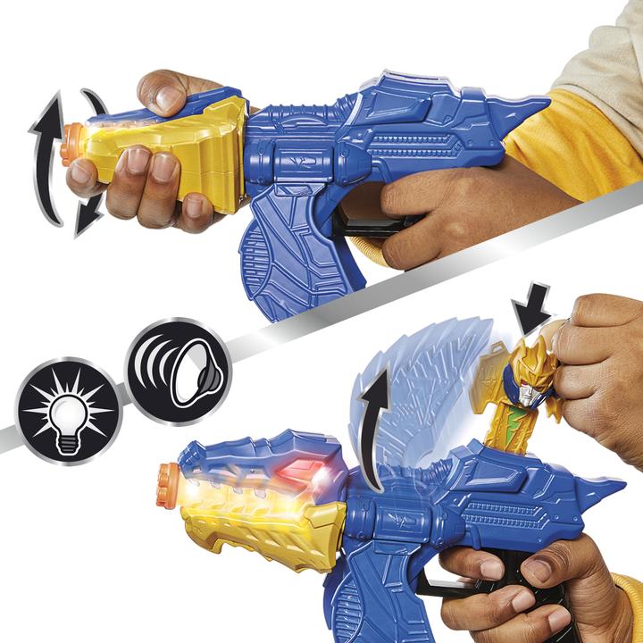 Actual product image Power Rangers Dino Fury Gold Fury Blade