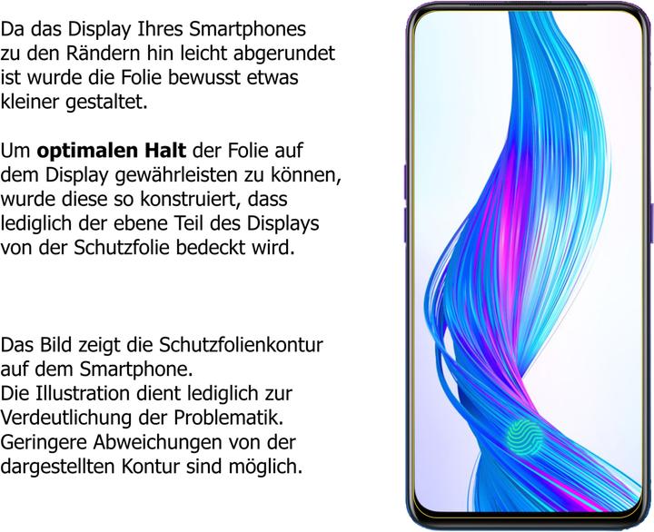 Image du produit Dipos Film de Protection d’écran Anti-Shock (2 pièce(s), Oppo Realme X Master Edition)