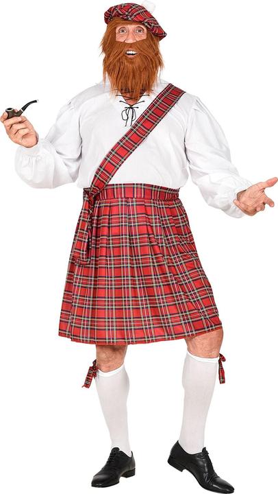 Produktbild Widmann FRECHER SCHOTTE (Hemd, Kilt, Schärpe, kurze Hose mit Glied, Mütze mit Bart), XL/XXL (L, XL)