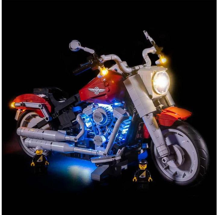 Image du produit Light my bricks Kit d'éclairage LED pour LEGO Harley-Davidson Fat Boy