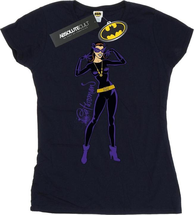 Catwoman Happy Pose Baumwolle TShirt