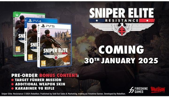Immagine prodotto Sold Out Sniper Elite Resistance (Xbox One S, Xbox Series X, DE)