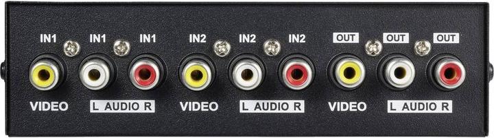 Produktbild SpeaKa Professional SP-11175216 2 Port Composite-Switch mit Audio-Ports