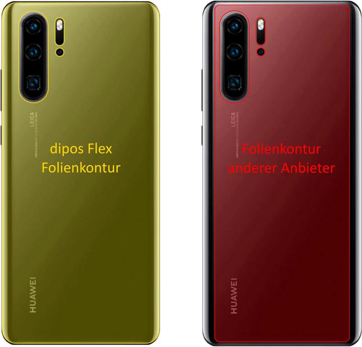 Produktbild Dipos Displayschutzfolie Full-Cover 3D (3 Stück, Huawei P30 Pro)
