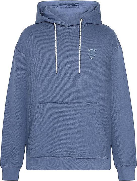 Produktbild KnowledgeCotton Apparel Loose Kangaroo Pocket Sweat with Embroidery (XL)