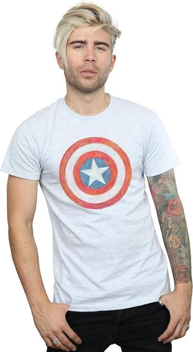 Produktbild Captain America Sketched Shield TShirt (XL)