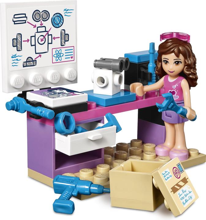Actual product image LEGO Friends Olivia's inventor lab (41307, LEGO Friends)
