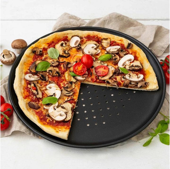 Actual product image Zenker Pizza tray Special - Countries perforated, Ø 32 cm