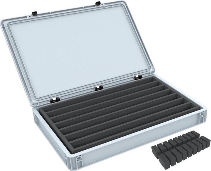 Actual product image Feldherr EB21SET - Euro container for model railways, locomotives and vehicles - 7 bars for H0 gauge - s (Plastic)