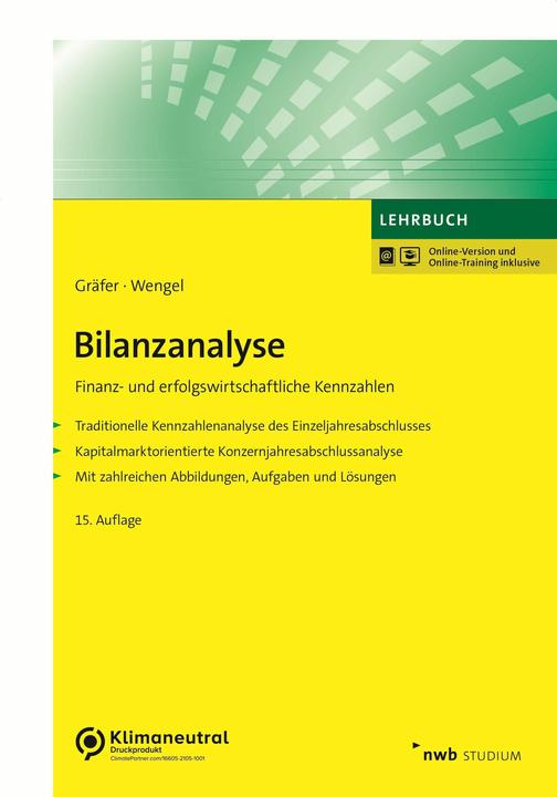 Produktbild Bilanzanalyse (Deutsch, Torsten Wengel, 2023)