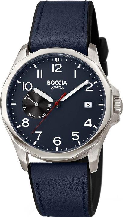 Actual product image Boccia 3644-02 Mens Titanium 40mm 10ATM Watch (Analogue wristwatch, 40 mm)