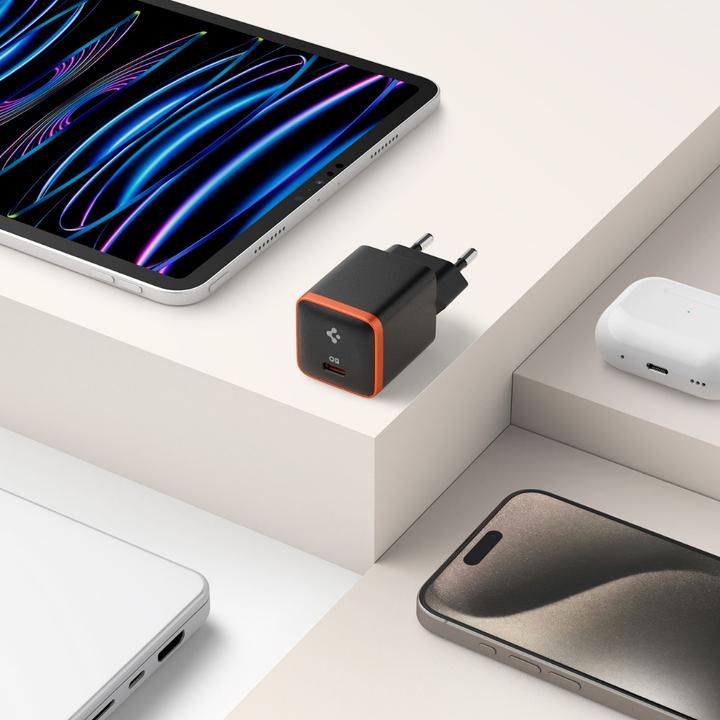 Immagine prodotto Spigen Caricabatterie da parete ArcStation Essential EE301EU 30W - Nero (30 W)