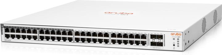 Actual product image HPE Aruba ION 1830 24p Cl.4 PoE 4SFP Switch JL815A (52 Ports)