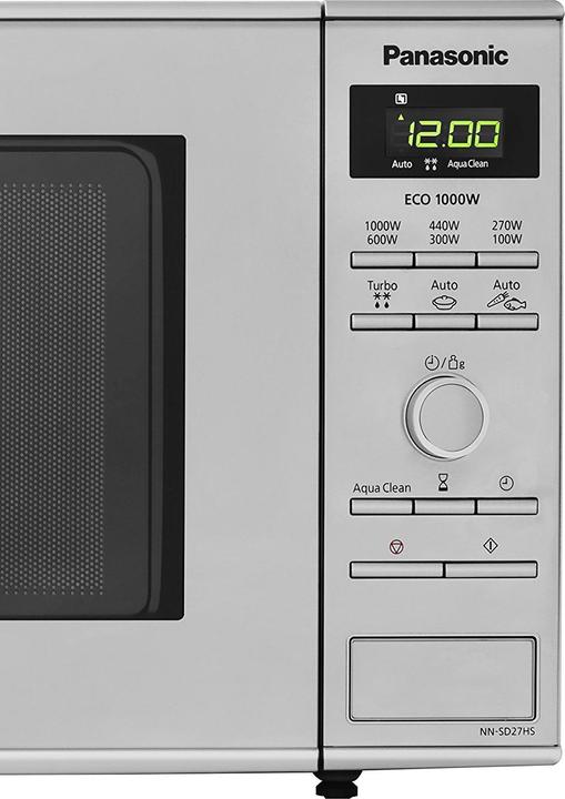 Produktbild Panasonic - NNSD27HSUPG - Magnetron - Solo - 23 liter - Inverter technologie - 1000 watt - RVS (23 l)