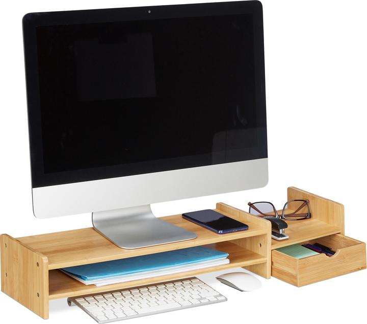 Image du produit Relaxdays Bamboo Screen Stand