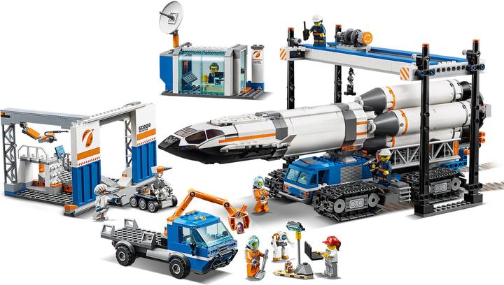 Produktbild LEGO Raketenmontage und Transport (60229, LEGO City)