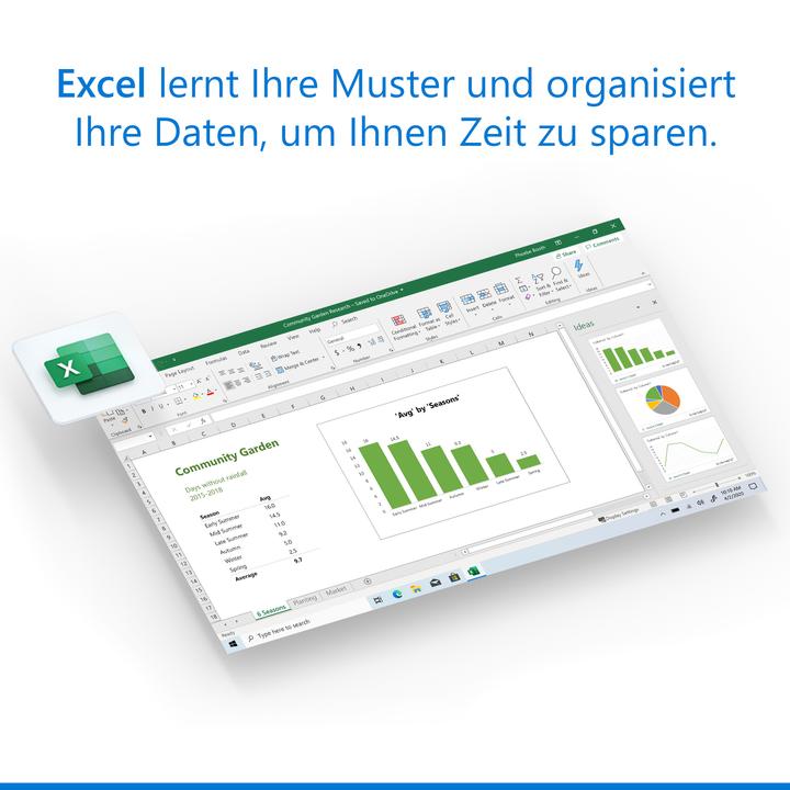 Produktbild Microsoft 365 Single (1 User, 12 Monate)