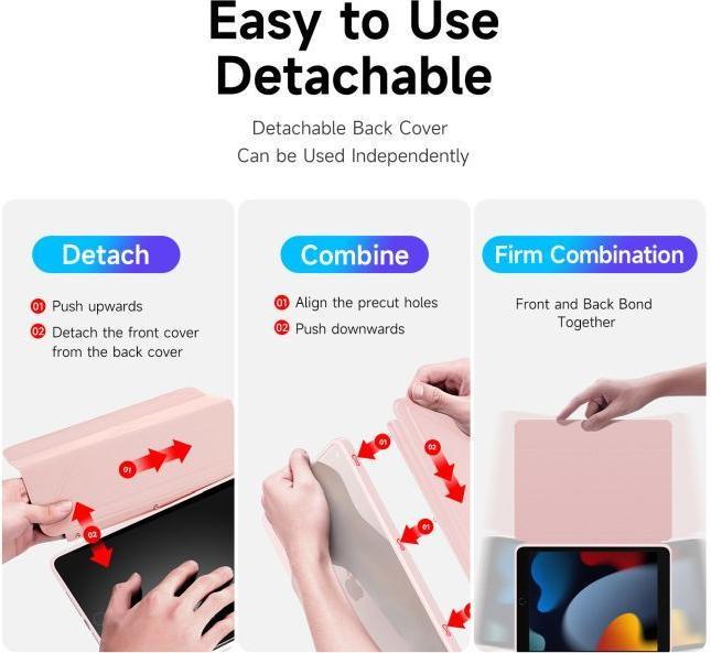 Actual product image Dux Ducis Magi Series Bookover (iPad 10.2 (2020), IPad 10.2 (2021))