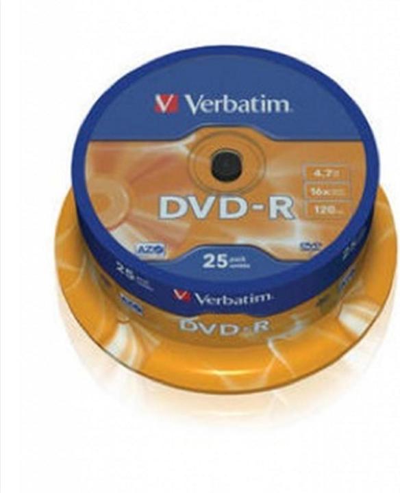 Produktbild Verbatim Dvd-R (25 x)